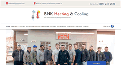 Desktop Screenshot of bnkheating.com